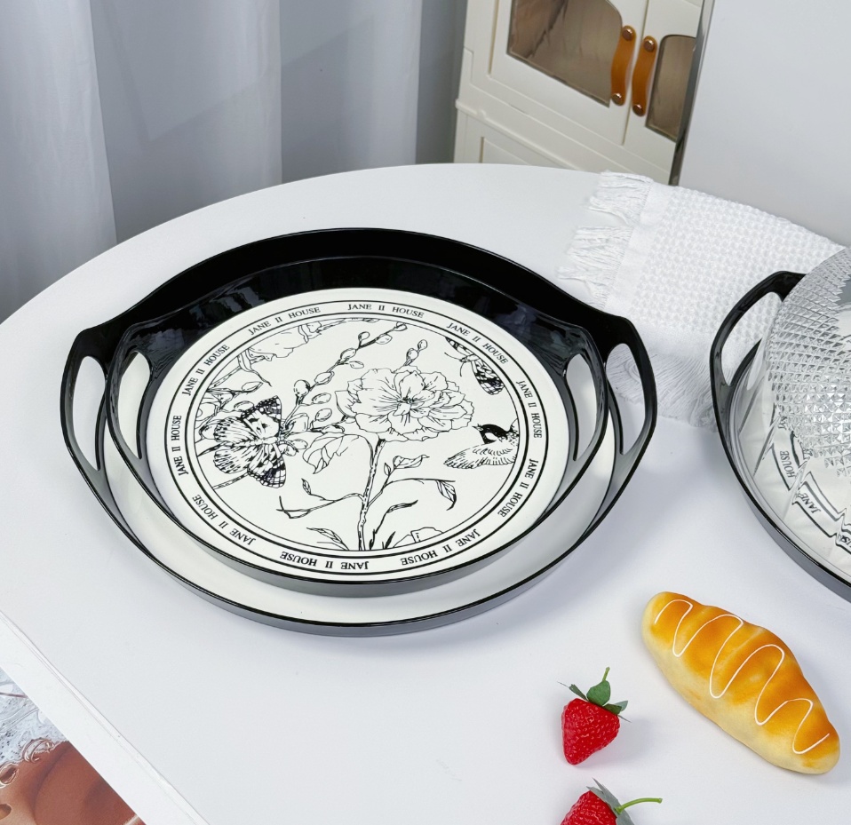 طبق فواكه كبير فاخر للمناسبات