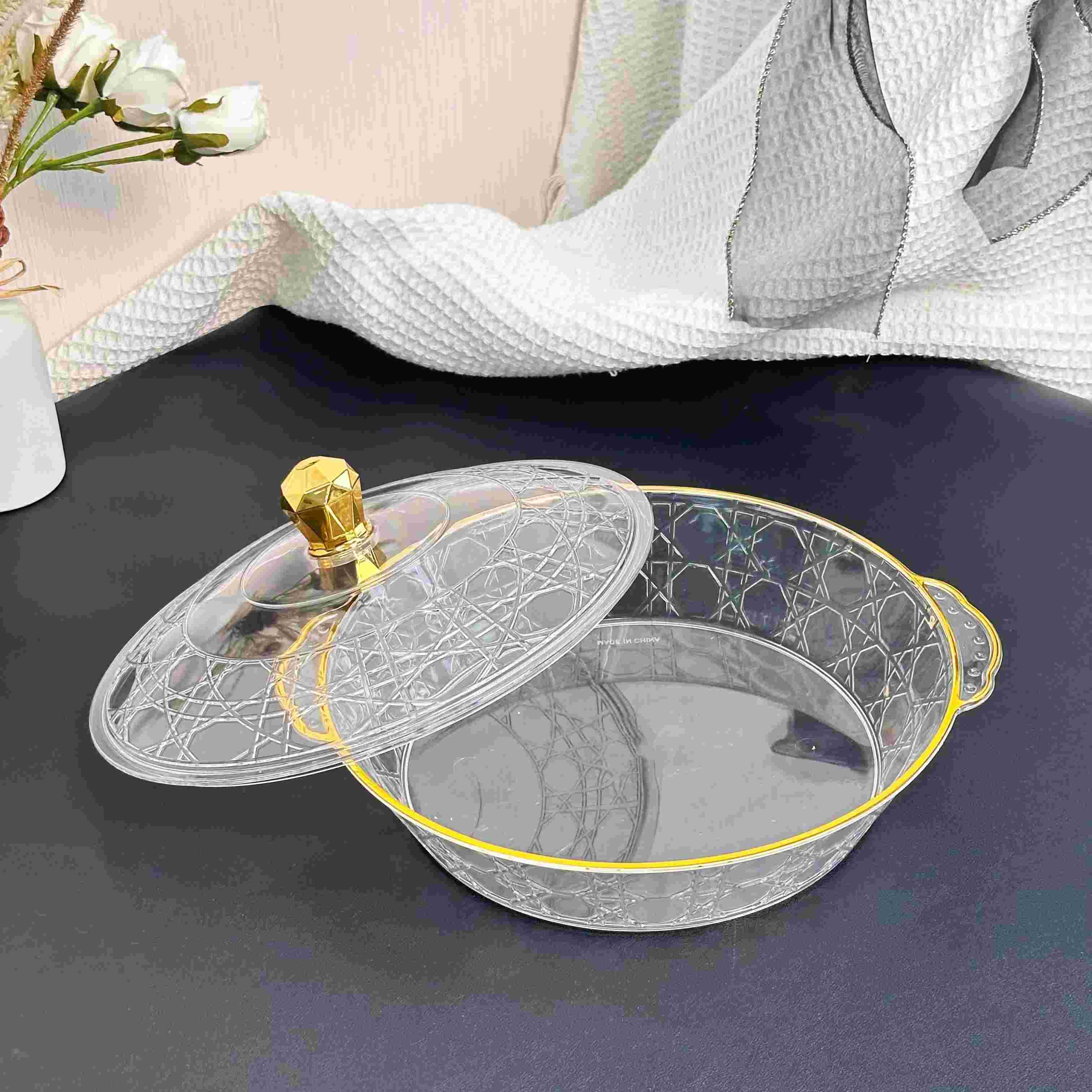 طبق فواكه كبير بتصميم عصري