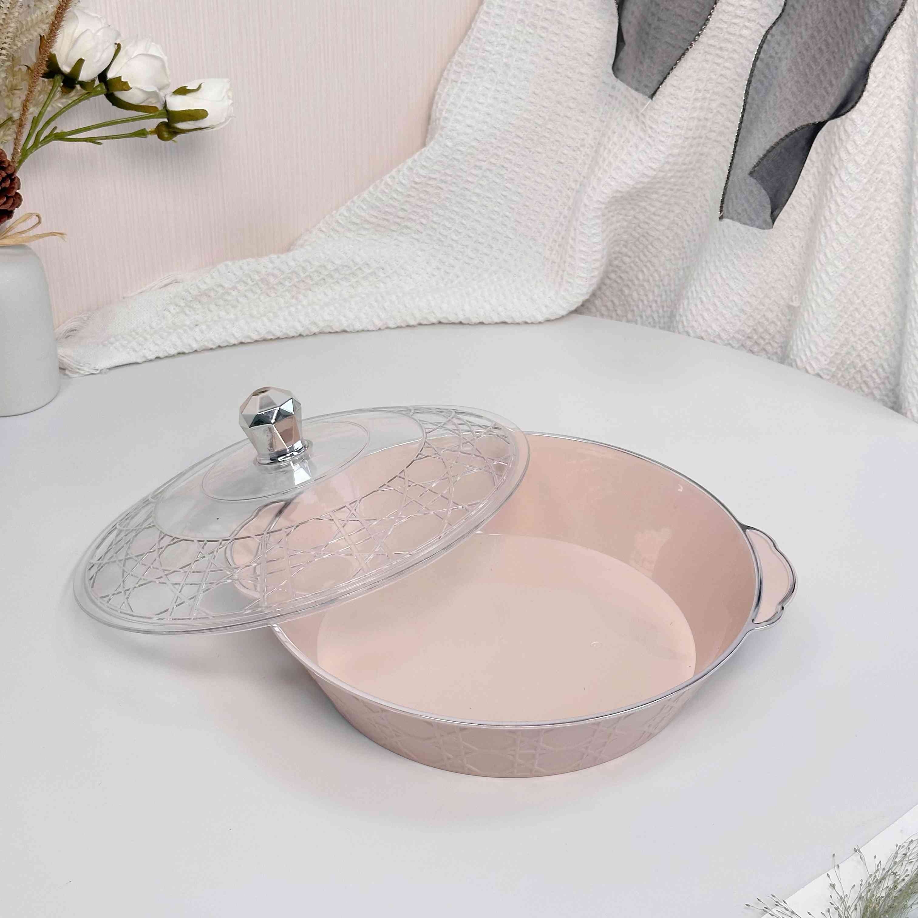 طبق تقديم كبير متعدد الاستخدام