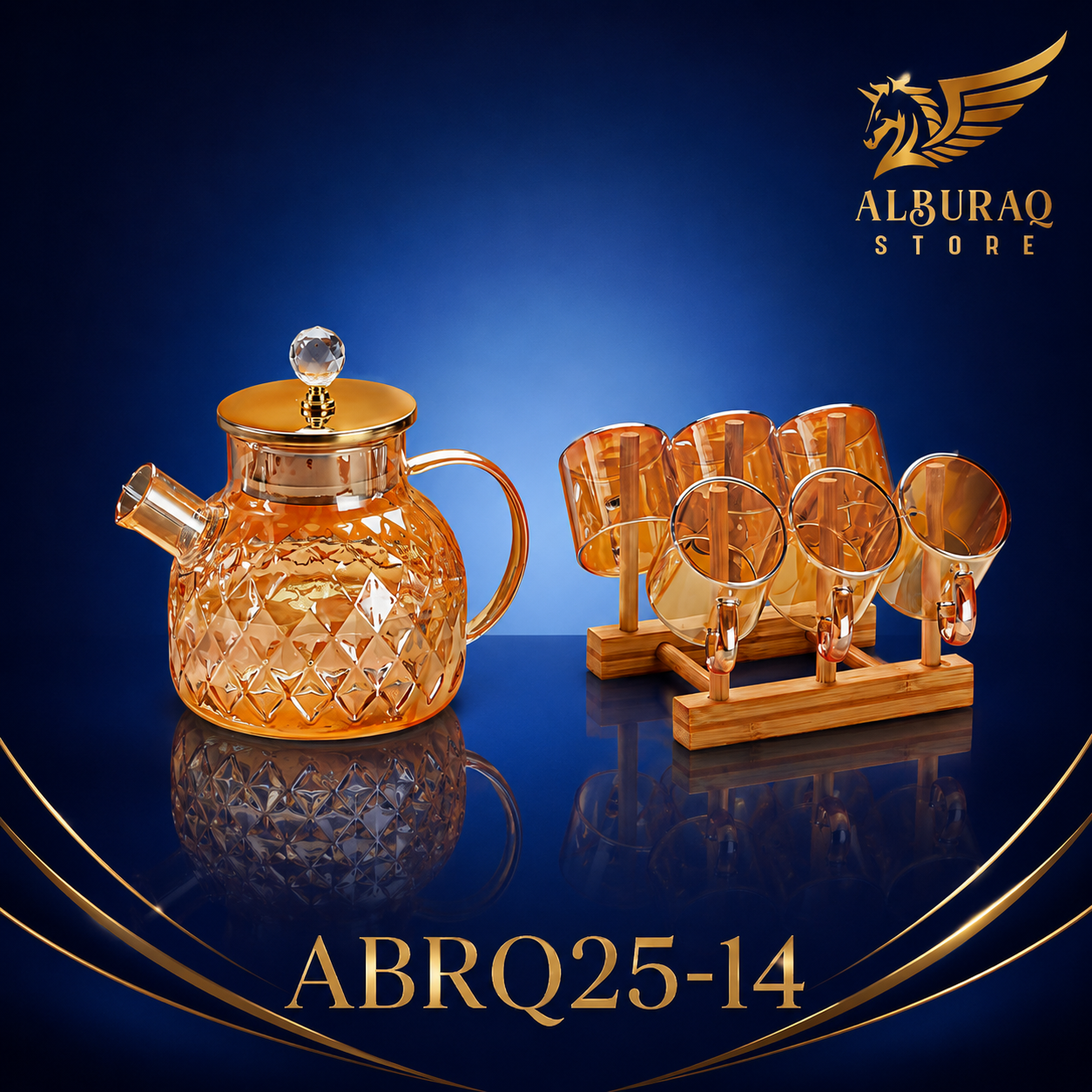 طقم ماء زجاجي