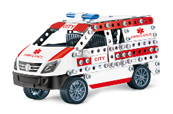 سيارة إسعاف معدنية للتركيب