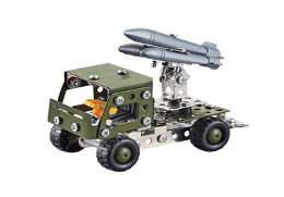 شاحنة صواريخ عسكرية معدنية للتركيب