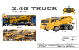 شاحنة خلاطة إسمنت بالتحكم عن بعد